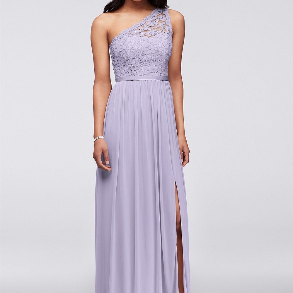 Iris long shoulder dress